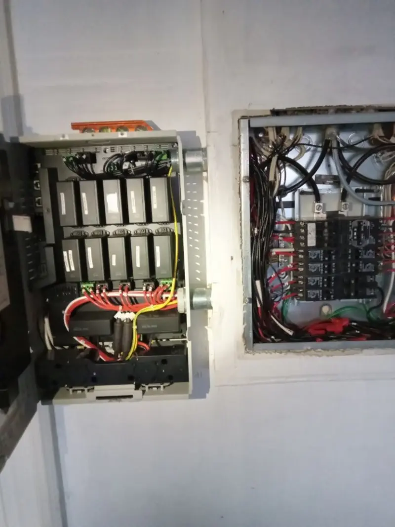 Electrical panel upgrade completed for Security Camera Wiring in Dyersburg